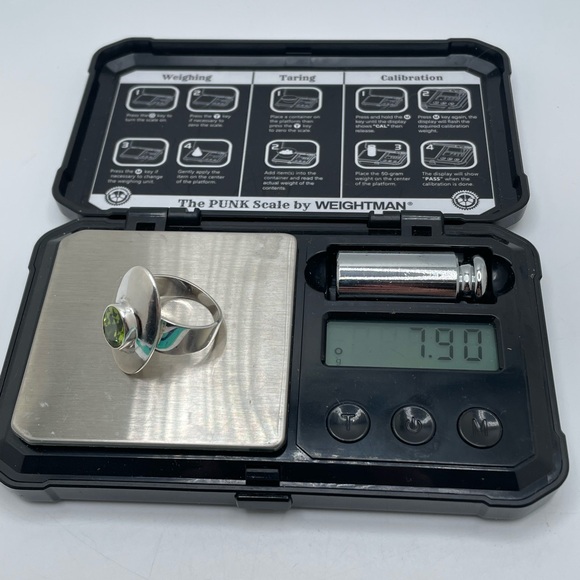 Sterling & Tourmaline Ring - Picture 6 of 7